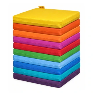 PODSEDÁKY PlaySoft PREMIUM čtverec (35x35x6 cm) 10 ks