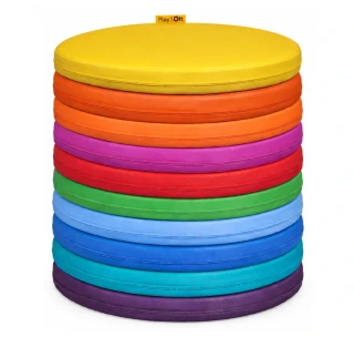 PODSEDÁKY PlaySoft PREMIUM kulaté (35x6 cm) 10 ks